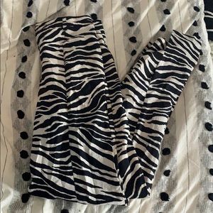 Brand new motel rocks zebra pants